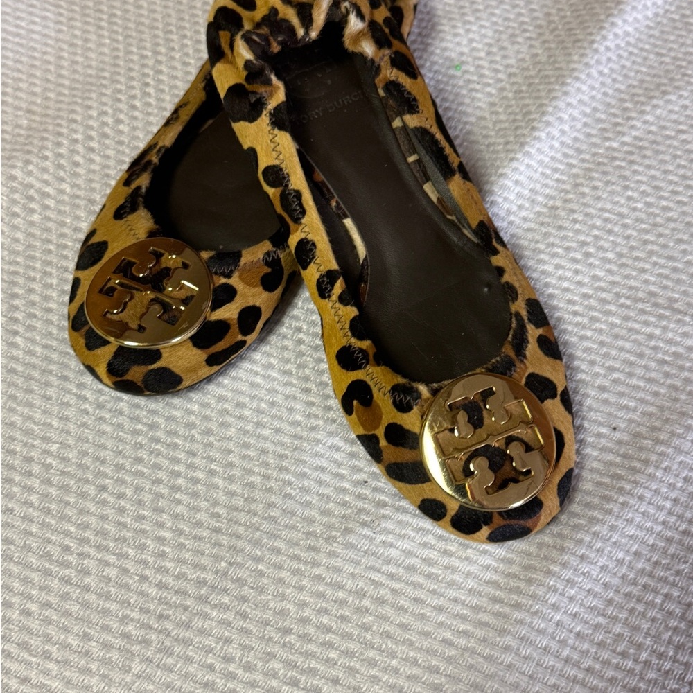 Tory Burch Leopard Print Ballet Flats